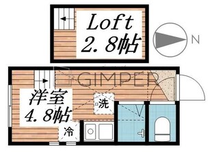 アーバンプレイス東高円寺Ｂの物件間取画像